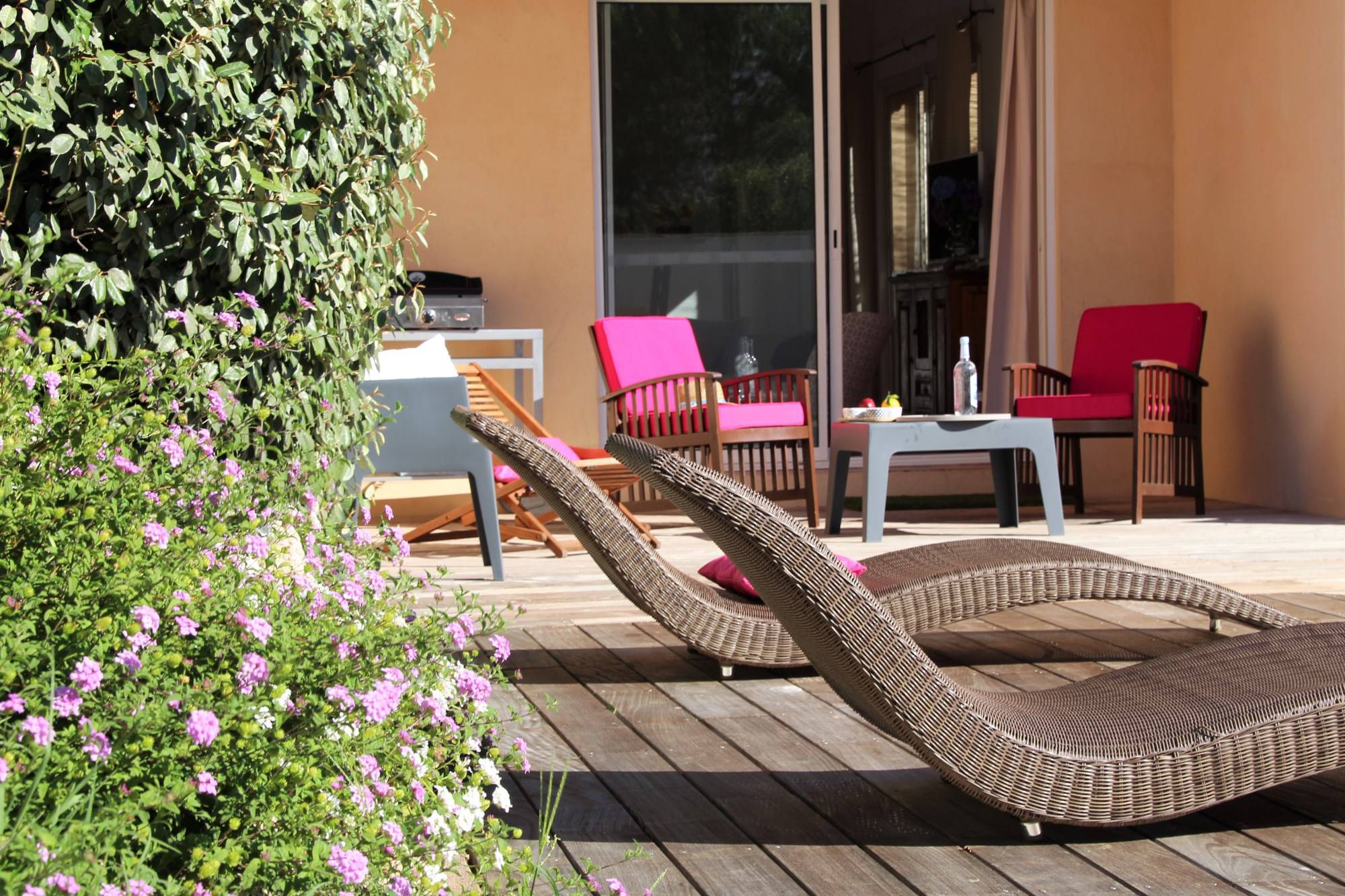 Corse location de vacances villa Calita terrasse aménagée